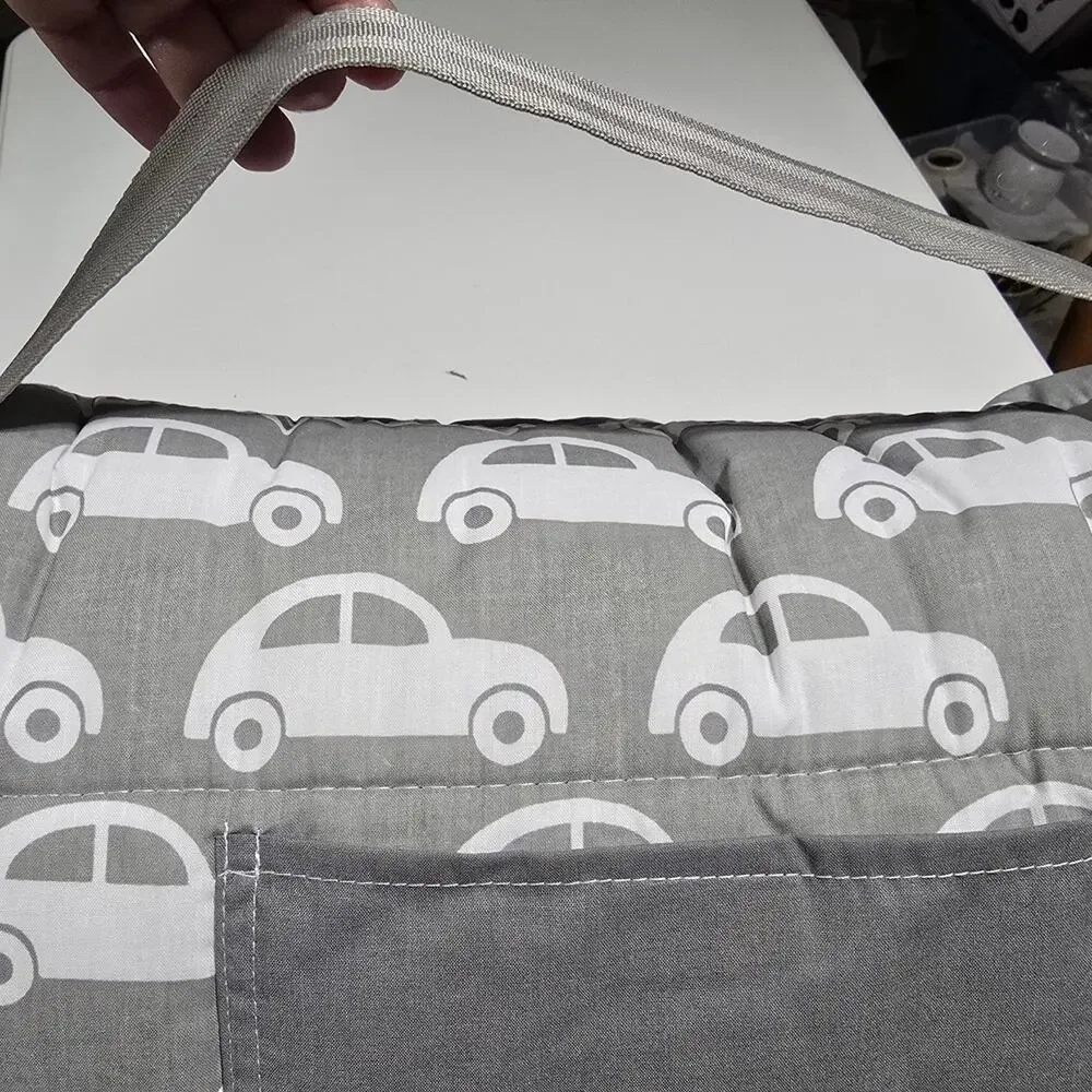 Wildkin brand kids' nap mat features a grey car pattern NWoT
